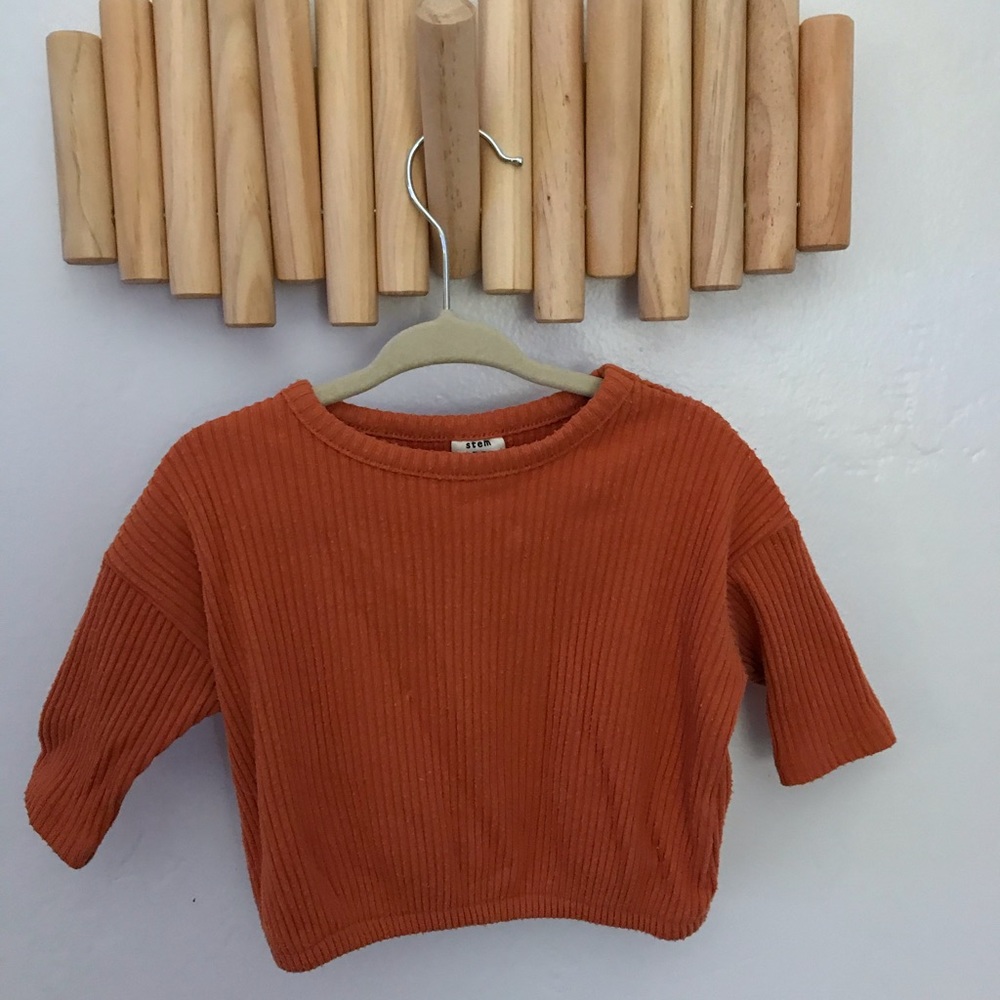 Stem burnt/rusty orange sweater